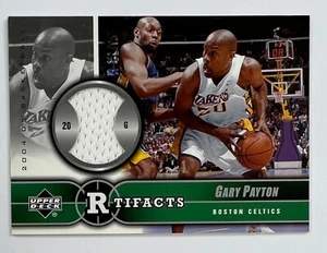 2004 Upper Deck Rtifacts #RCR-GP Gary Payton Relic Card  BA19 - Picture 1 of 2