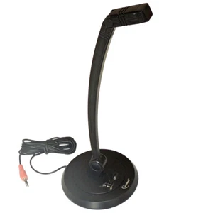 Tischmikrofon "All Dimensions" 3,5 mm Klinke Stereo 30x9cm Tisch Micro Mikrofon - Bild 1 von 2