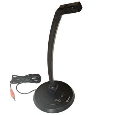 Tischmikrofon "All Dimensions" 3,5 mm Klinke Stereo 30x9cm Tisch Micro Mikrofon - Bild 1 von 2