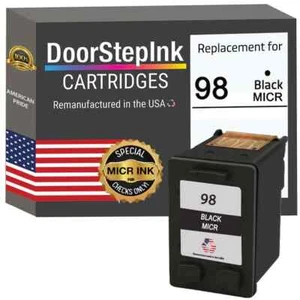 Wkłady atramentowe kompatybilne z DoorStepInk do HP 98 czarne MICR-USA - Zdjęcie 1 z 5
