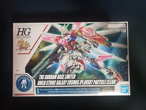 BANDAI Gundam Base HG BUILD STRIKE GALAXY COSMOS PLAVSKY PARTICLE CLEAR IN STOCK - Picture 1 of 7
