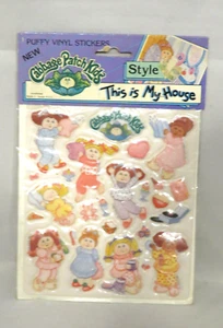 Cabbage Patch Kids CPK Puffy Stick ons Stickers - Style 2, This is my house - Picture 1 of 5