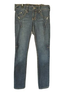 Allen B. Schwartz Skinny Jeans Womens Size 28 x 32.5 Dark Blue - Picture 1 of 9