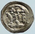 1250 Hungary Medieval Silver Coin Of Bela Iv With Jewish Hebrew Letter I96655