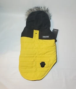 Canada Pooch Size 20 Alaskan North Pole Parka 33-40lb Yellow Insulated Dog Coat - Picture 1 of 8