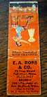 Vintage Matchbook: E.A. Ross & Co Electronics, Fall River & New Bedford, MA