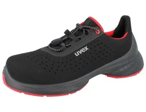 UVEX 1 G2 Herren Sicherheitsschuhe Halbschuhe gelocht S1 SRC schwarz orange - Bild 1 von 1