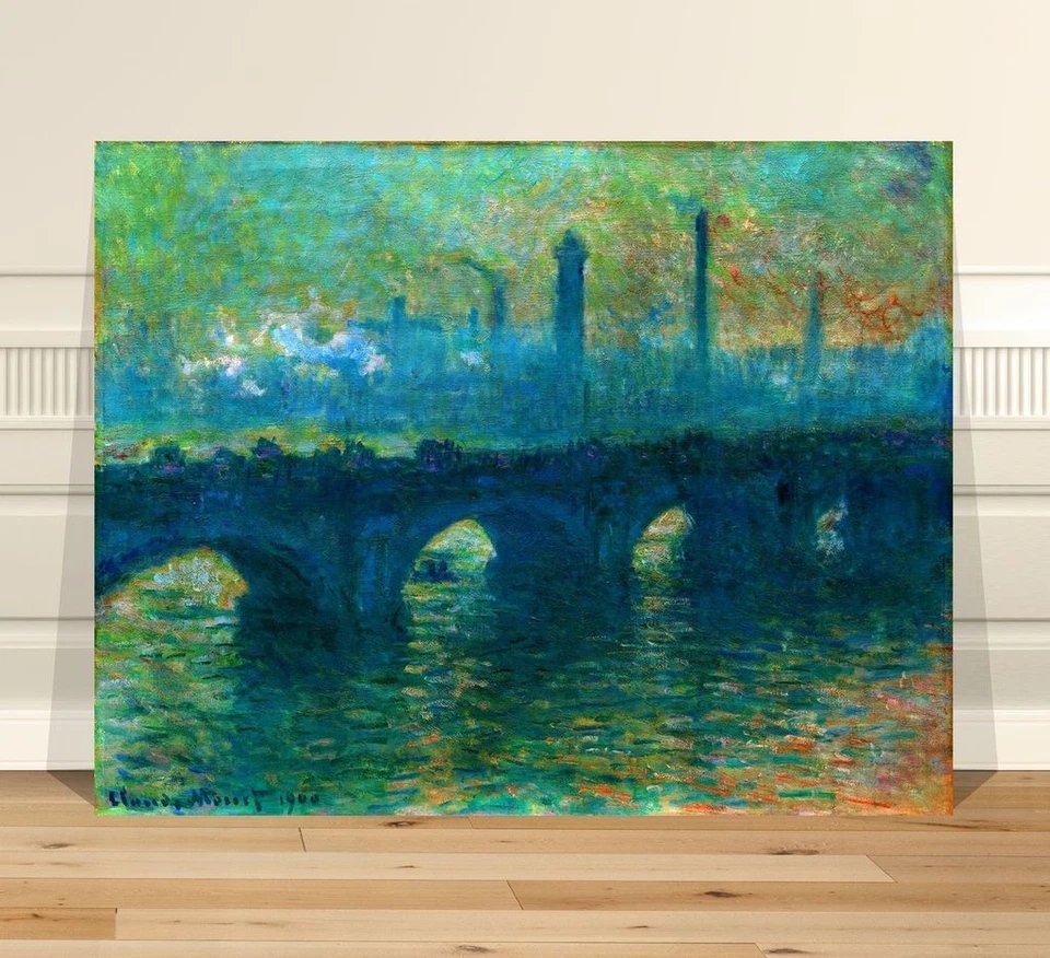 Claude Monet Bridge in Venice ~ FINE ART CANVAS PRINT 8x10" - Image 1 of 1