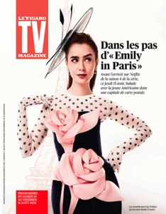TV MAGAZINE ~ LILY COLLINS EMILY in PARIS Aout 2024 ©TBC - Picture 1 of 1