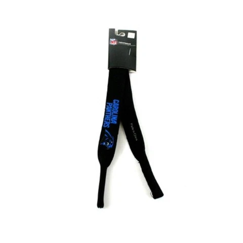 Carolina Panthers NFL Black Neoprene Strap For Sunglasses/Eye Glasses Cover