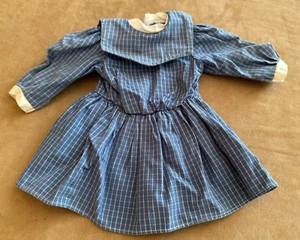 Pleasant Co 1989 Hungary American Girl Doll Samantha blue Pinafore play dress - Picture 1 of 4