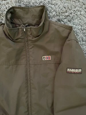 Chaqueta Napapijri Mediana Caqui Verde Equipo Expedición Geográfica Noruega Senderismo De Colección Foto 1 de 4