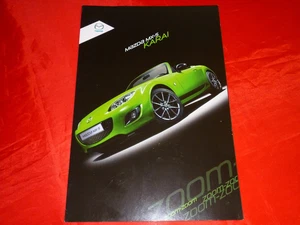 MAZDA MX-5 "Karai" Sondermodell Prospekt mit Preisliste von 2011 - Bild 1 von 1
