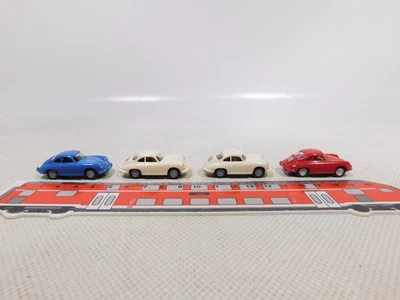 Wiking 1:87 H0 4X Porsche 356 Coupé 814 01 22 814 02 22 814 05 22 TOP #EG714-0,5 - Immagine 1 di 4