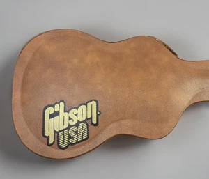 Estuche rígido Gibson EE. UU. Logo Les Paul marrón Tolex vintage - Imagen 1 de 23
