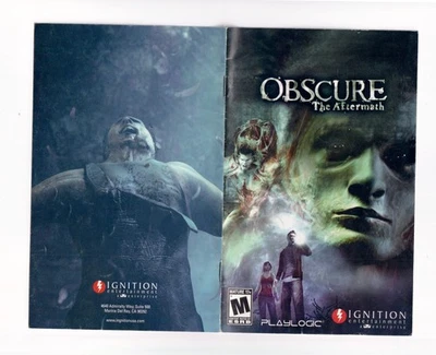 Obscure The Aftermath — подлинный буклет с инструкциями по эксплуатации — PlayStation PS2 - Изображение 1 из 2