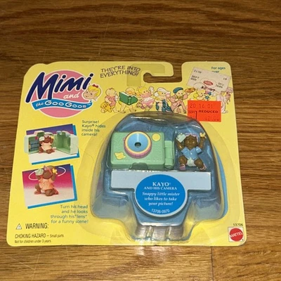 Bluebird Toys 1995 Mimi & the Goo Goos Mattel Kayo y su cámara juguete sin usar, en caja sellado Foto 1 de 2