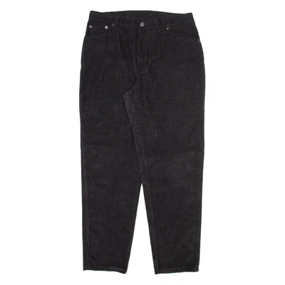 Pantalón de pana gris relajado cónico LEVI'S 550 para mujer W32 L30 Foto 1 de 4