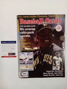 Barry Bonds Signed Baseball Cards Full Magazine Aug. 1988 PSA DNA -# - Picture 1 of 7