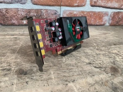 AMD FirePro W4100 2GB 4x Mini DP Graphics Card GPU - Half Height - Image 1 of 3