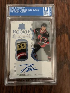 2023-24 Upper Deck The Cup - 4 Color Rookie Auto Patch Tyler Kleven 069/249 - Bild 1 von 1