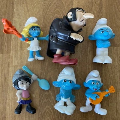 McDonald’s Smurfs Happy Meal Toys Bundle x 6 - image 1 of 4