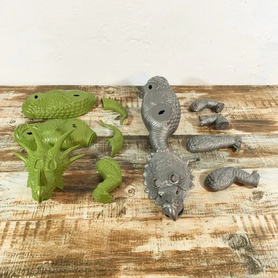 Aurora Prehistoric Scenes TRICERATOPS STYRACOSAURUS Model Kit - Incomplete - Image 1 of 4