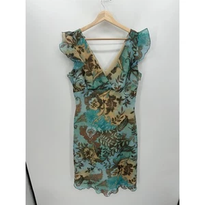 Vestido Breakin Suelto Años 90 Mujer 14 Midi Volantes Floral Terroso Hada Capricho - Imagen 1 de 6