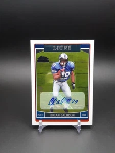 2006 Topps Chrome Rookie Auto Brian Calhoun #258 Auto RC - Picture 1 of 2