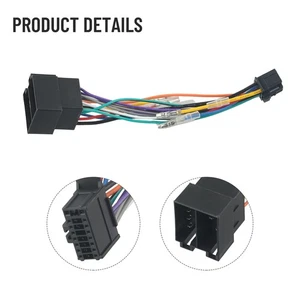 Useful Stereo Radio Connector Car 24*11mm ISO Wiring Harness 185mm Long - Picture 1 of 12