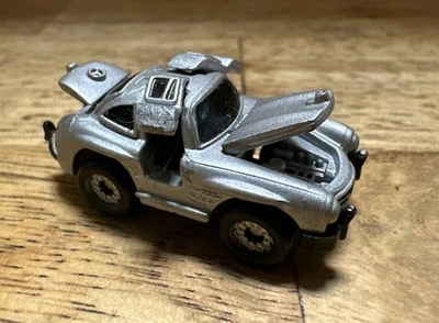 Rare-Galoob Micro Machines Deluxe Serie Silver Mercedes Benz 300SL Gullwing Car  - Image 1 of 4