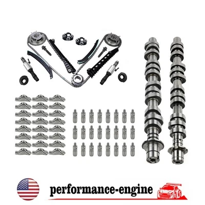 Kit de cadena de distribución elevadores de levas brazos basculantes para 04-08 Ford F150 Lincoln Triton 5,4 L Foto 1 de 4
