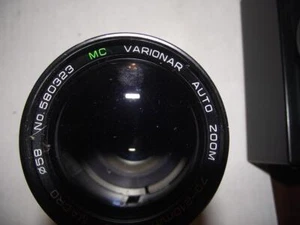 VARIONAR 70-210MM F4.5 MACRO ZOOM LENS FOR PENTAX PK MOUNT - Picture 1 of 3
