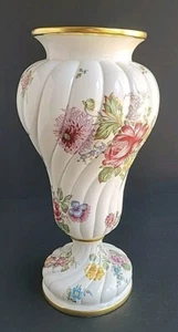 Louis Nichole "The Franklin Mint" Fine Porcelain Floral Flower Vase Malaysia - Picture 1 of 19