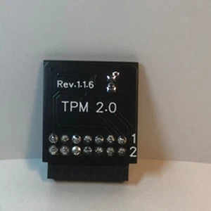 Module de sécurité TPM 2.0 SPI 12 broches/LPC 12/14/20 broches pour plateforme GIGABYTE GC-TPM20 - Photo 1/9
