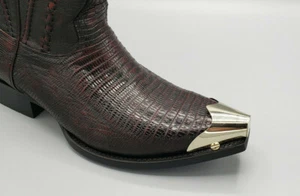 WESTERN COWBOY BOOT TIPS Pair - Silver Flat Tips Smooth - Picture 1 of 12
