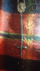 SCHÖNER HÄMATIT ROSENKRANZ CA. 20 ZOLL LANG GESAMTLÄNGE - Bild 1 von 2