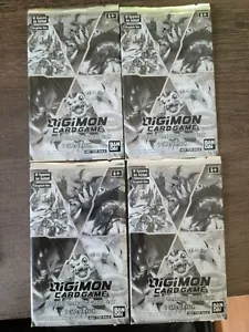 Digimon Card Game TCG Sealed Double Diamond Dash Pack English BT6 x4 FOUR Packs - Picture 1 of 2