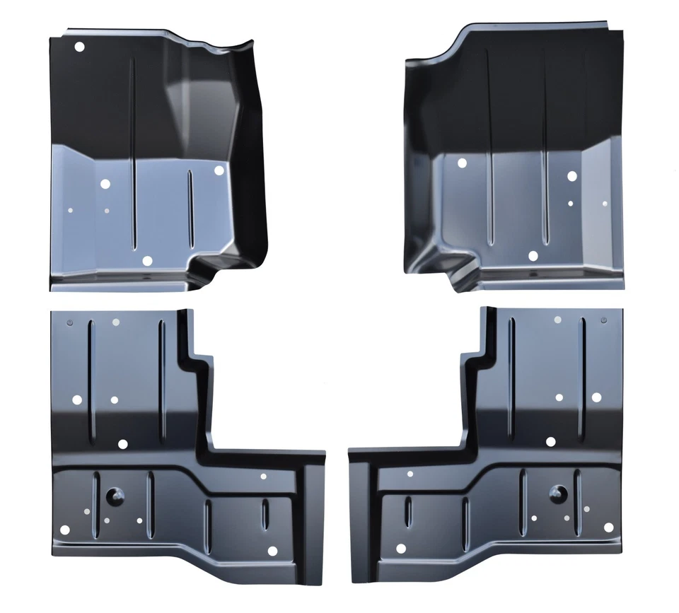 1976-1996 For Jeep CJ7 CJ8 Scrambler & YJ Wrangler Front & Rear Floor Pan Kit - Image 1 of 4