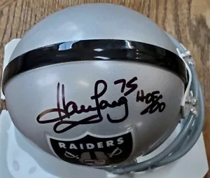 NICE Autographed Raiders Howie Long HOF 00 Football Mini Helmet GTSM COA Signed - Picture 1 of 4