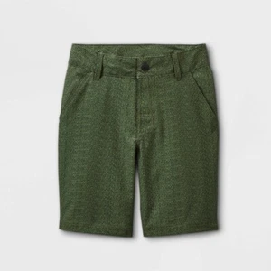 Boys' Mini Print Hybrid Swim Shorts - art class Olive Green 6 - Picture 1 of 3