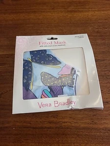 Vera Bradley Butterfly By Fitted Mask Adjusters Mask New  - Picture 1 of 3