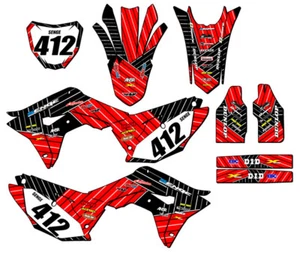 CRF 250 R RACE SERIES 2018 kit de gráficos Red Senge compatible con Honda - Imagen 1 de 10