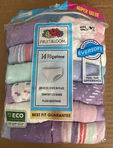 Fruit Of The Loom Talla 12 Niñas Etiqueta Hipsters Bragas Ropa Interior Paquete de 12 - Imagen 1 de 6