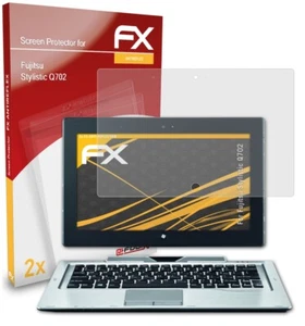 atFoliX 2x Screen Protection Film for Fujitsu Stylistic Q702 matt&shockproof - Picture 1 of 8
