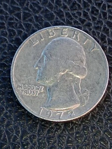 1972 U.S. Quarter No Mint Mark Error - Picture 1 of 2