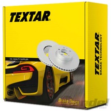 2x TEXTAR BRAKE DISCS 284mm INTERIOR VENTILATED FRONT FITS ALFA ROMEO 147