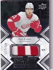 2019-20 UD Exquisite Rookie Patch #RP-FZ FILIP ZADINA 127/299 Detroit Red Wings
