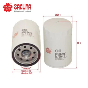 SAKURA OIL FILTER C-1916 - Picture 1 of 1