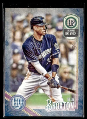 2018 Topps Gypsy Queen Indigo #279 Keon Broxton SERIAL # 235/250 - Image 1 of 2